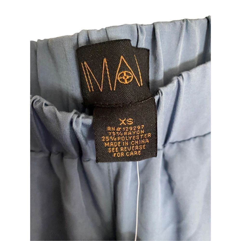 NWT Iman global chic, women’s dusty blue elastic waist, joggers size XS  - Picture 6 of 6